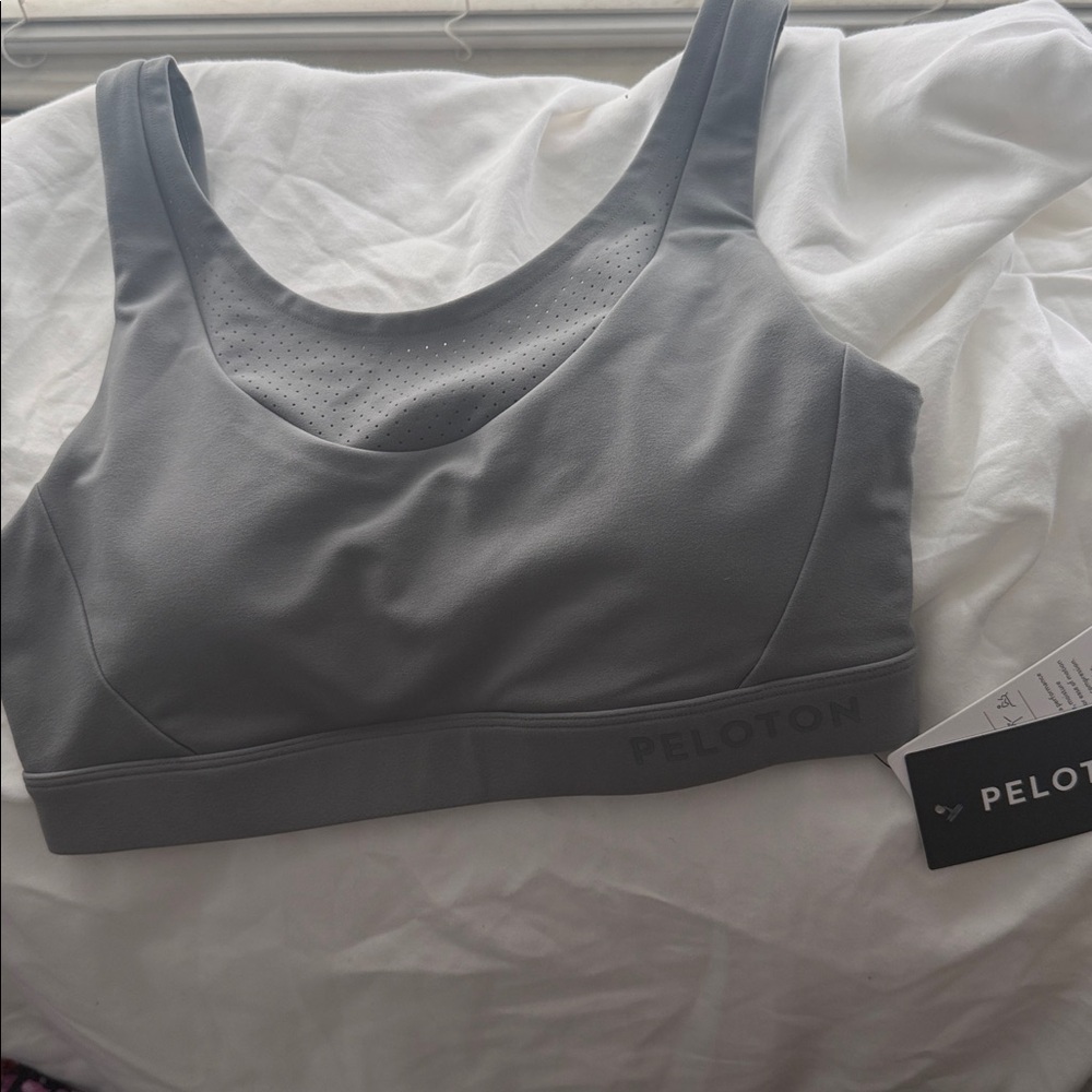 Peloton Light Blue Athletic Bra